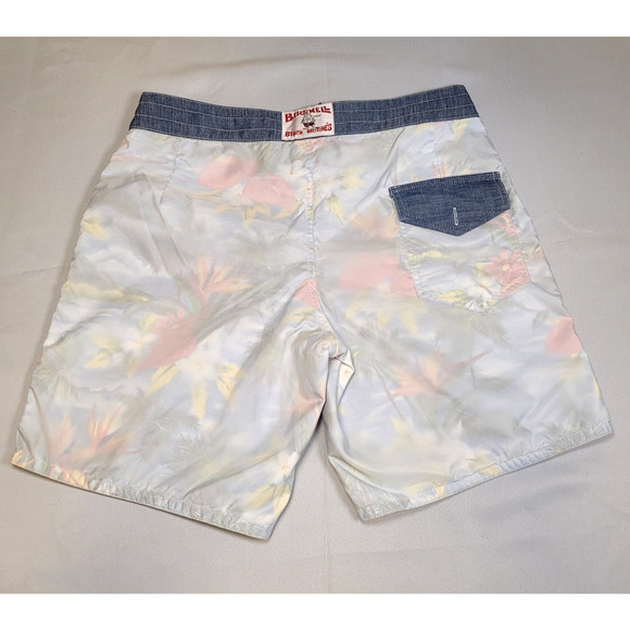 RARE Birdwell Beach Britches Board Shorts 34" Paradise Transparent Floral Lined - Picture 4 of 16